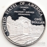 США 1 доллар 1994 Музей-мемориал памяти женщин-военных (proof)