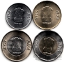Индия набор 4 монеты 2022 75 лет независимости