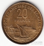Франц. Сомалиленд 20 франков 1952