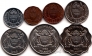 Ботсвана набор 7 монет 1981-1989