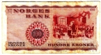 Норвегия 100 крон 1971
