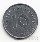 Германия 10 пфеннигов 1944 A