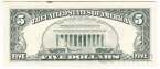 США 5 долларов 1988