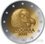 Андорра 2 евро 2025 Бородач (блистер)