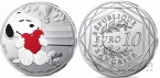 Франция 10 евро 2025 Снупи (блистер)