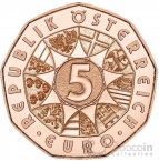 Австрия 5 евро 2026 Прыжок в счастье (медь)