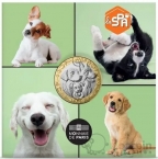 Франция 5 евро 2025 Любимые животные - Собаки (блистер)