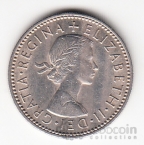 Великобритания 1 шиллинг 1957 (Шотландский тип)