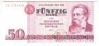ГДР 50 марок 1971