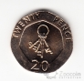 Гибралтар 20 пенсов 2006