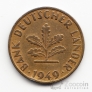 ФРГ 10 пфеннигов 1949 G