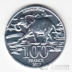 ДР Конго - Катанга 100 франков 2017