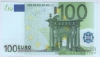 Германия 100 евро 2002 Трише