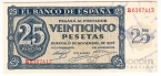 Испания 25 песет 1936