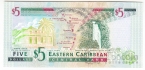 Восточно-Карибские Территории 5 долларов 2000 (Буква M - Монтсеррат)