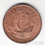 Великобритания 1/2 пенни 1955